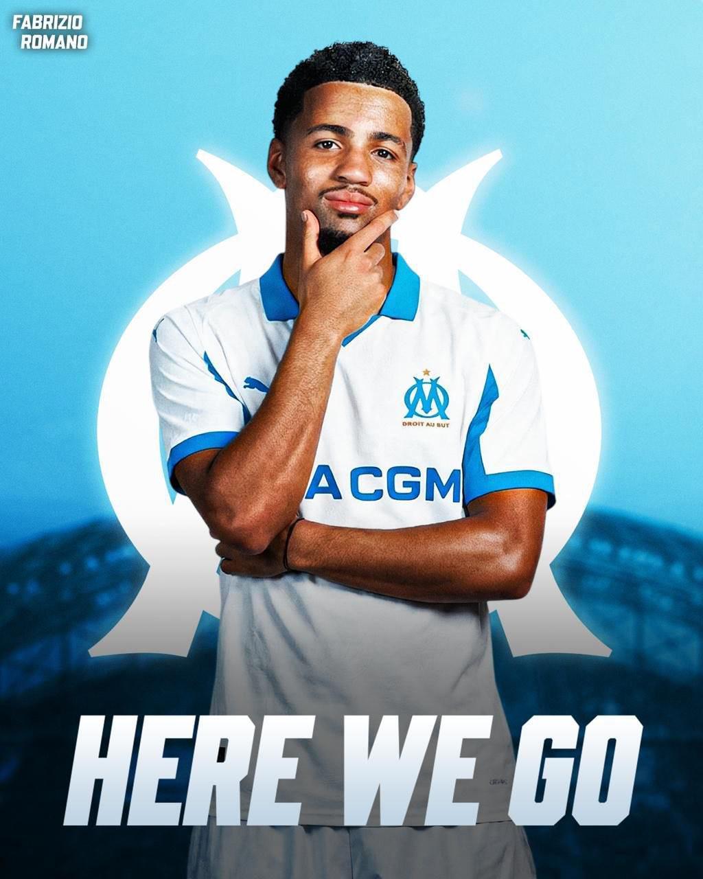 HWG！罗马诺：阿森纳小将恩瓦内里租借加盟马赛，租借费+薪水约400万欧